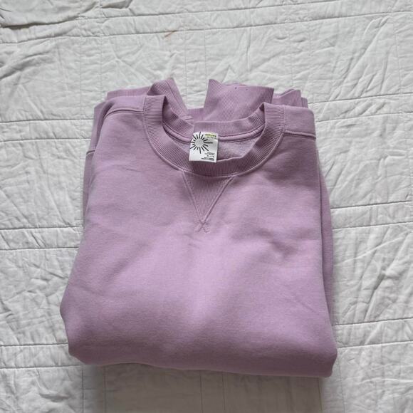 aerie Tops - Offline by aerie cloud Fleece oversized crewneck sweatshirt lilac womens XL